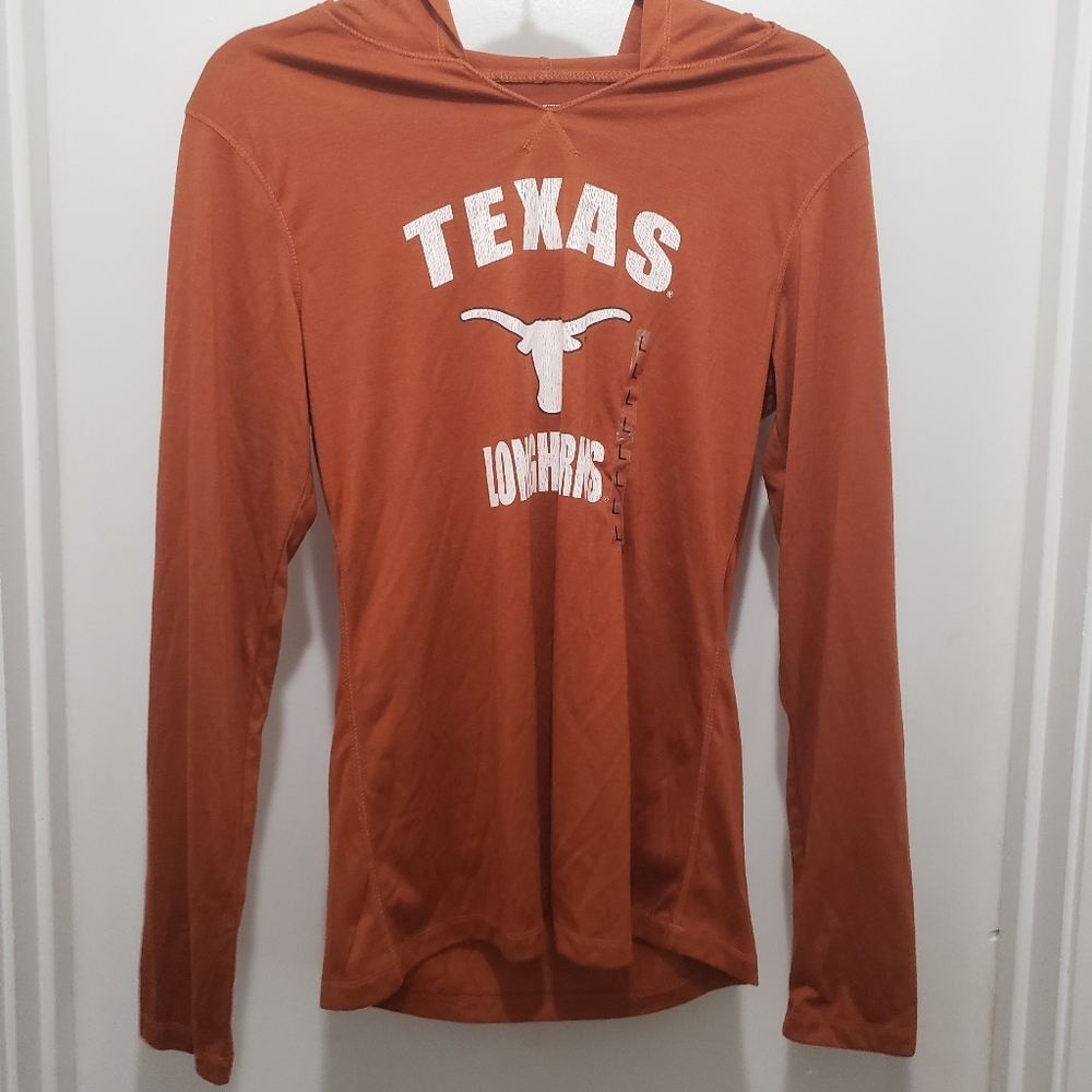 New without tags Texas Longhorn Hooded Shirt